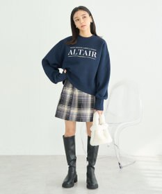 earth music&ecology アソートロゴショートスウェット