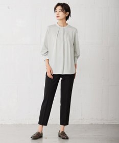 J.PRESS LADIES 【洗える】2way thermoサキソニー テーパード パンツ