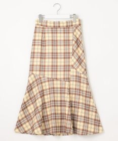 Feroux 【洗える】チェックマーメイド スカート