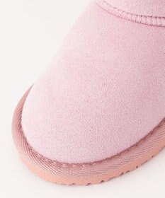 ANY KIDS フェイクムートン リボン ブーツ