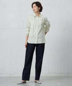 J.PRESS LADIES 【洗える】BASIC STRETCH DENIM ボーイフィット パンツ