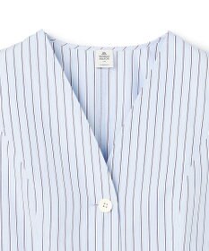 uncrave THOMAS MASON ペプラムジレブラウス