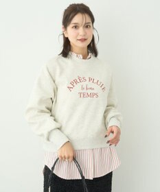 earth music&ecology アソートロゴショートスウェット