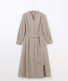 自由区 L 【接触冷感・UVカット・吸水速乾・洗える】ドライタッチファンクショナル ワンピース