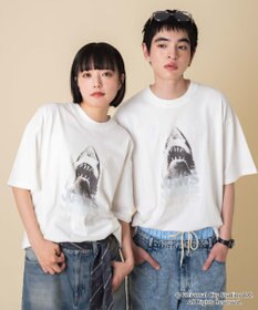 WEGO 【新柄追加/JAWS/ユニセックス着用ITEM/SMLサイズ展開】JAWSグラフィックT（S）