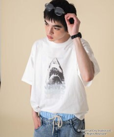 WEGO 【新柄追加/JAWS/ユニセックス着用ITEM/SMLサイズ展開】JAWSグラフィックT（S）