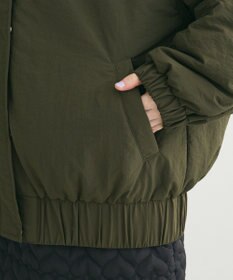 Green Parks ・ＥＬＥＮＣＡＲＥ　ＤＵＥ　フェイクレザーエリブルゾ