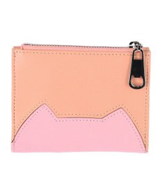 tsumori chisato CARRY スカラップししゅう 2つ折り財布 ミニ財布 猫モチーフ
