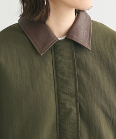 Green Parks ・ＥＬＥＮＣＡＲＥ　ＤＵＥ　フェイクレザーエリブルゾ