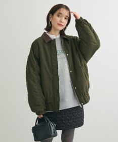 Green Parks ・ＥＬＥＮＣＡＲＥ　ＤＵＥ　フェイクレザーエリブルゾ