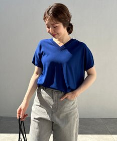 UNFILO L スゴ機能美 Vネック ニット