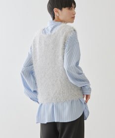 AMERICAN HOLIC 選べる丈２サイズ前後２ｗａｙシャギーベスト