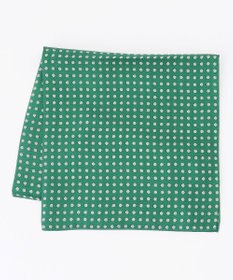 J.PRESS MEN 小紋ハンドプリント チーフ