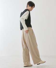 AMERICAN HOLIC 選べる丈２サイズ前後２ｗａｙシャギーベスト