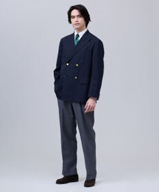 J.PRESS MEN 【J.PRESS ORIGINALS】【UNISEX】Wool Polyester Stretch Toropical 4B Blazer / Baggy-Fit