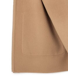 BEIGE， ZION / ウールスタンドカラーショートコート