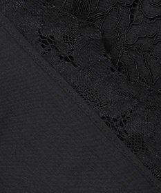 自由区 【SHIHOさん着用】レースブロッキング ブラウス