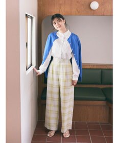 earth music&ecology タックワイドパンツ