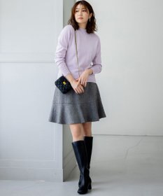 組曲 ネコアシツイードセミフレア スカート