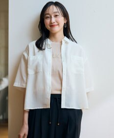 ANY シアーテックリネンシャツ