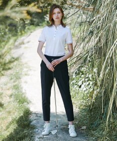 23区GOLF カラー追加！【23Fondation/WOMEN】メリルハイテンション テーパードパンツ