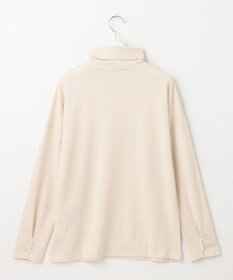 自由区 S 【洗える】ビンテージパールタートルネック カットソー