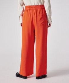 Paul Smith バックサテン ジョーゼット ワイドパンツ