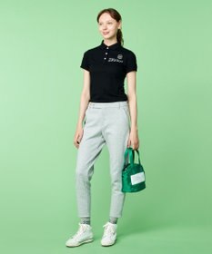 23区GOLF 【WOMEN】【吸水速乾/UVケア】ハニカムカノコ半袖ポロシャツ シンプルながらも機能的