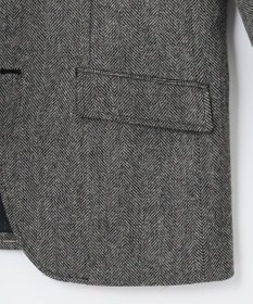 JOSEPH ABBOUD 【リラックスサイズ】ラムウールツィード ジャケット