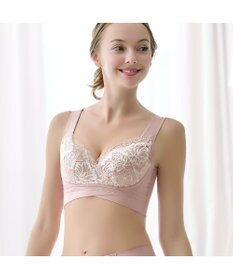 BRADELIS New York 【BRADELIS NewYork peace】ハートのキャッチャーカップで格上げフィットブラ23 ノンワイヤーでラクなのにしっかり美胸シルエット