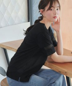 Tiaclasse 「サマケア」レーススリーブトップス