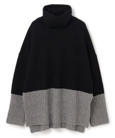 JOSEPH カラーブロック　ハイネックニット