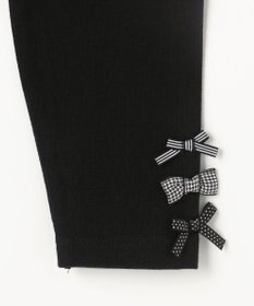 ANY KIDS 裾リボン 無地レギンス