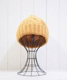 石田製帽 〈新色追加！〉カシミヤニット アラン編みワッチN ニット帽