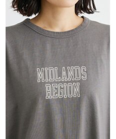 Green Parks ５分袖ピグメントロゴプルオーバー