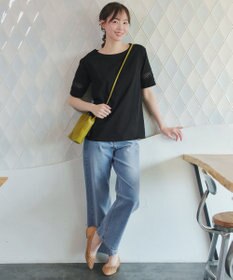 Tiaclasse 「サマケア」レーススリーブトップス