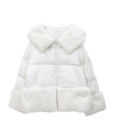 earth music&ecology フードファー中綿ショートコート