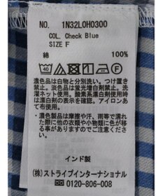 earth music&ecology コットンボイルギャザーワンピース