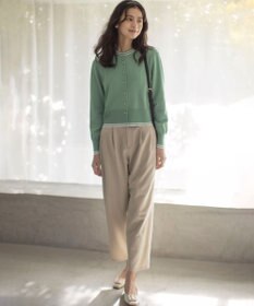 組曲 フラワーメタル ニット カーディガン