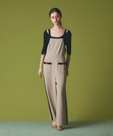 GRACE CONTINENTAL トリアセバイカラーサロペット