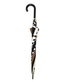 +RING レディース向け プラスリング 長傘 60cm BLK/BGE T1346