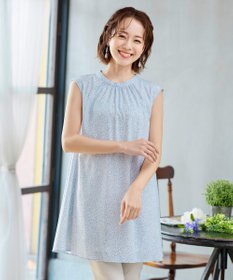 Tiaclasse 【洗える】体型カバーも叶うAラインギャザーチュニック
