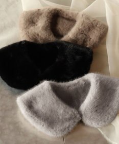 Tiaclasse エコファー付け襟ティペット