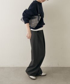 russet ナイロンジャガード2WAYワンハンドルトートバッグ(SF-268)