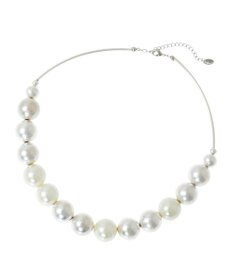 YECCA VECCA パールMIXメタルチャンキーネックレス