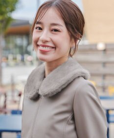 Tiaclasse エコファー付け襟ティペット