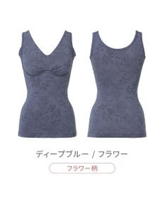 BRADELIS New York 【Yukine inc. 】ゆきねえ365綿混モアらくフルカップブラキャミ23 補正下着 締め付けすぎない快適シェイパー