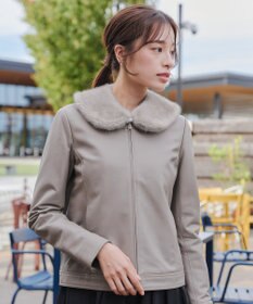 Tiaclasse エコファー付け襟ティペット