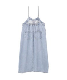 earth music&ecology ダブルジップデニムキャミワンピース