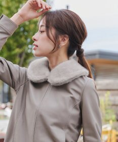 Tiaclasse エコファー付け襟ティペット